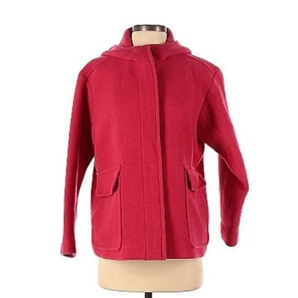 J CREW Stadium Coat Nelli Gori Italian Stadium Cloth Wool Blend